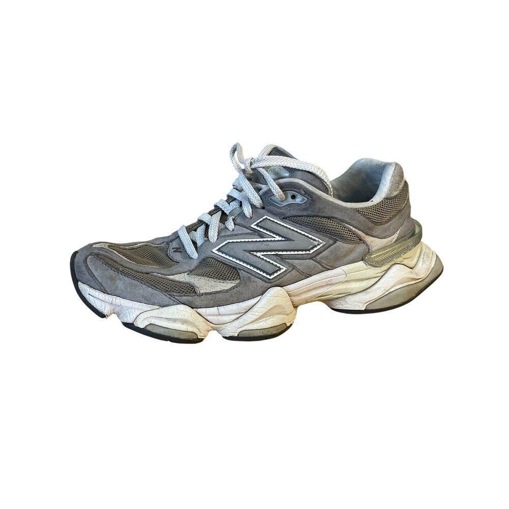 New Balance 9060 Rain Cloud Men's Gray Low Top Lace Up Running Sneakers Shoes 11